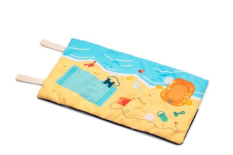 Lilliputiens, Mini - przytulanki rodzina nosorożców z rozkładaną matą Nosorożec Marius 2 lata+