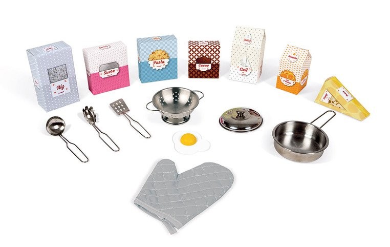 Janod, Kuchnia drewniana XL z dźwiękiem i 15 akcesoriami Lagoon