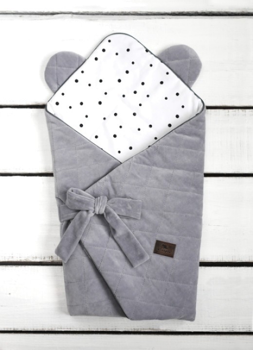 Sleepee, Rożek niemowlęcy Royal Baby Grey/Grey Sleepee, Rożek niemowlęcy Royal Baby Grey/Grey