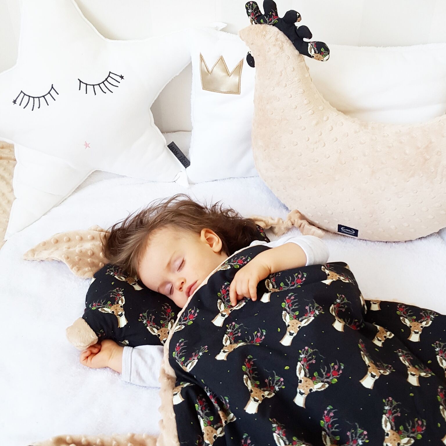 La Millou, Kocyk Średniaka -Unicorn Rainbor Knight - Grey