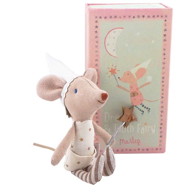 Maileg, myszka Wróżka Zębuszka Girl w pudełku