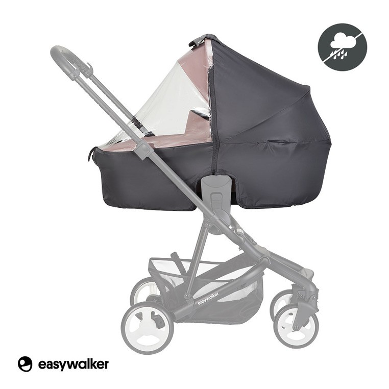 Easywalker, Charley Gondola do wózka Cloud Grey (zawiera osłonkę przeciwdeszczową) Easywalker, Charley Gondola do wózka Cloud Grey (zawiera osłonkę przeciwdeszczową)