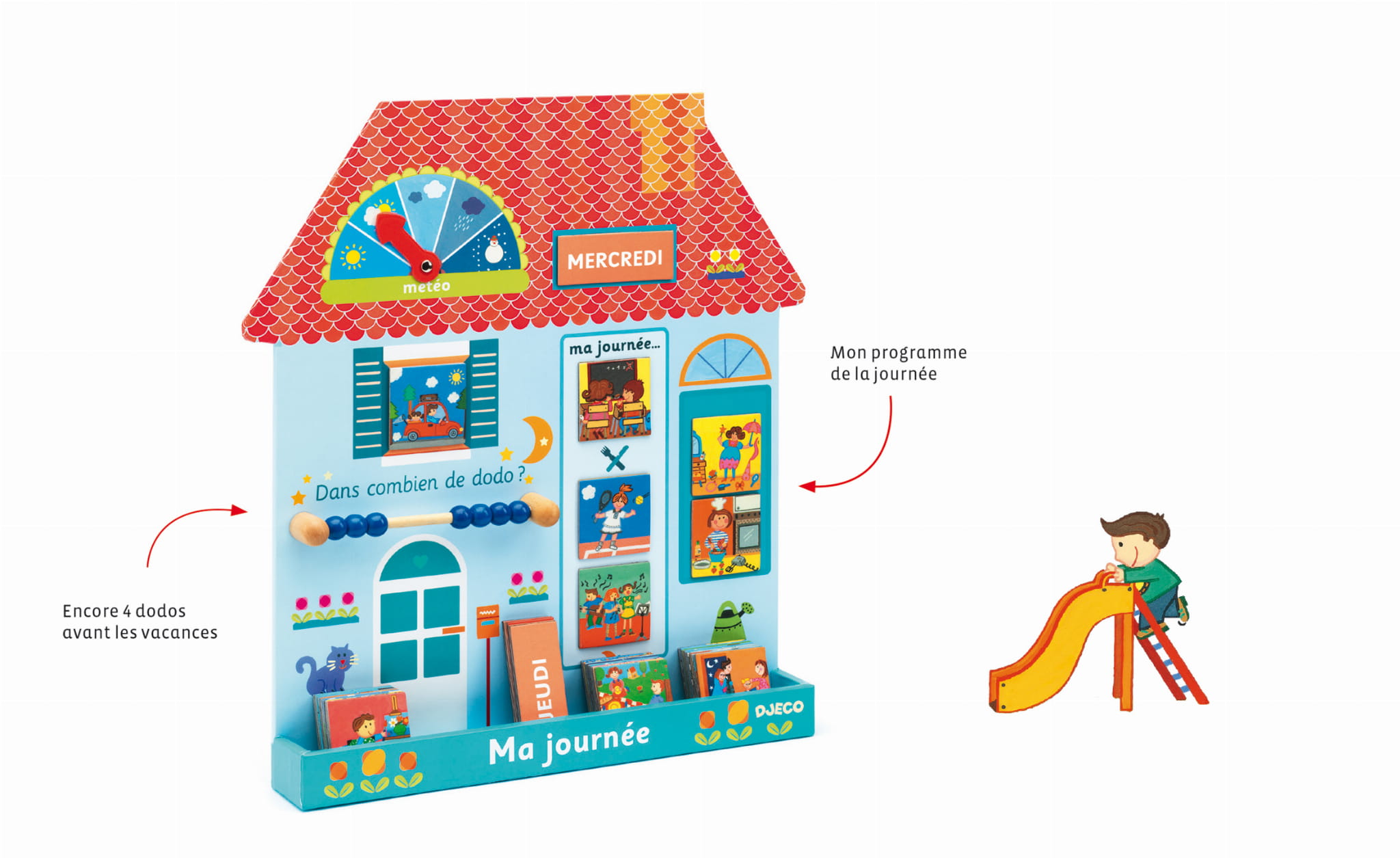 Djeco, Mój dzień (dostępny w wersji francuskiej) Djeco, Mój dzień (dostępny w wersji francuskiej)