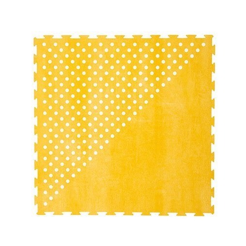 Toddlekind, Mata piankowa puzzle - Prettier Playmat Earth Mustard Flower