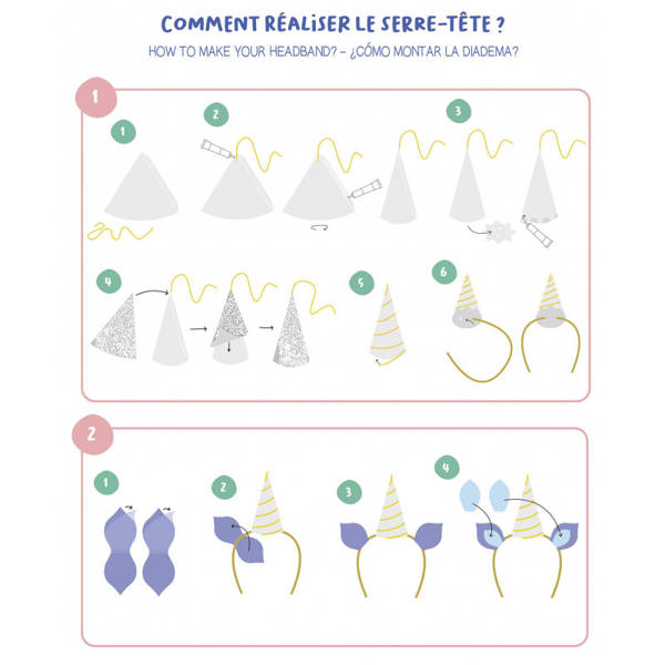 Auzou, Opaska Róg jednorożca Diy