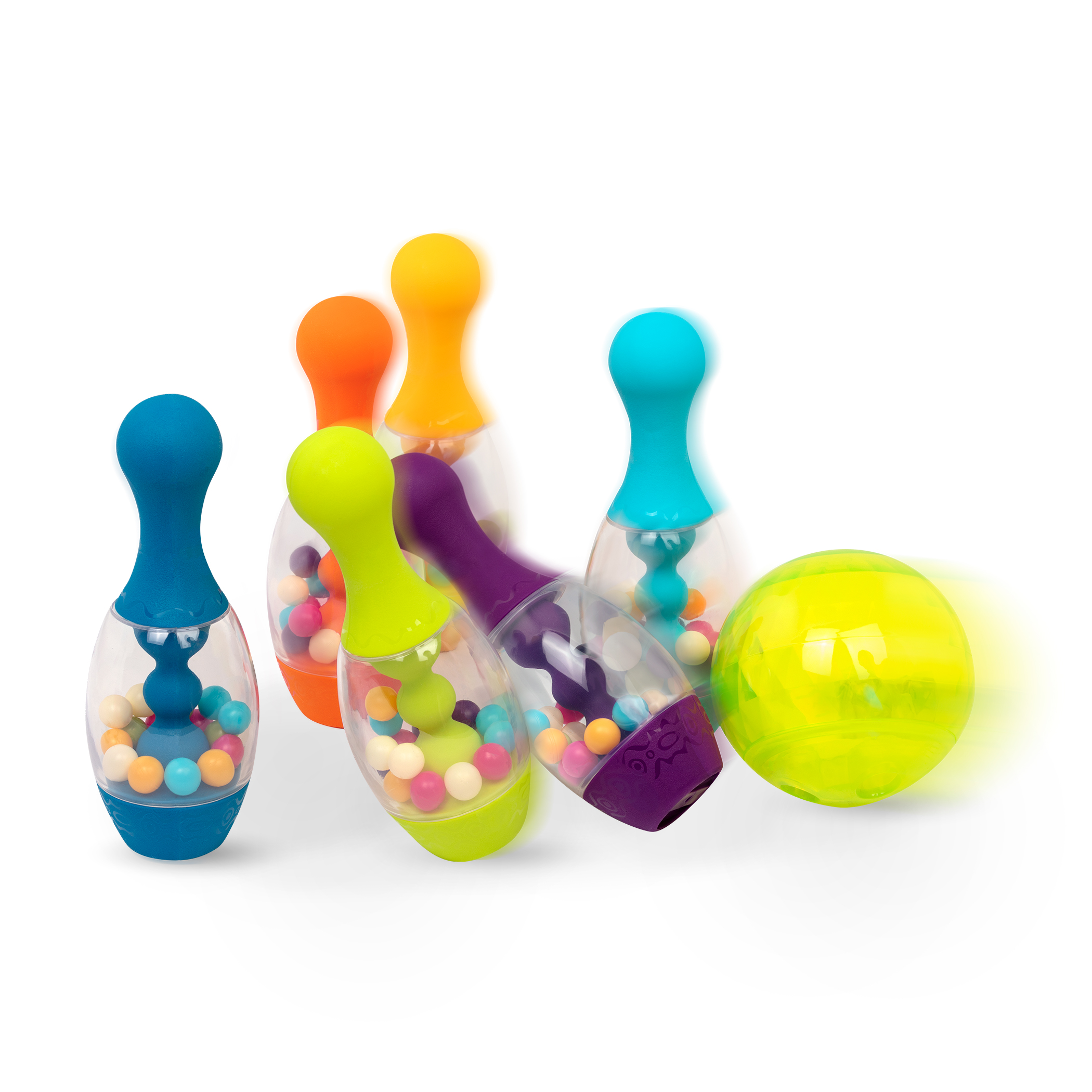 B.toys - Let’s Glow Bowling – kręgle - wersja czerwona B.toys - Let’s Glow Bowling – kręgle - wersja czerwona