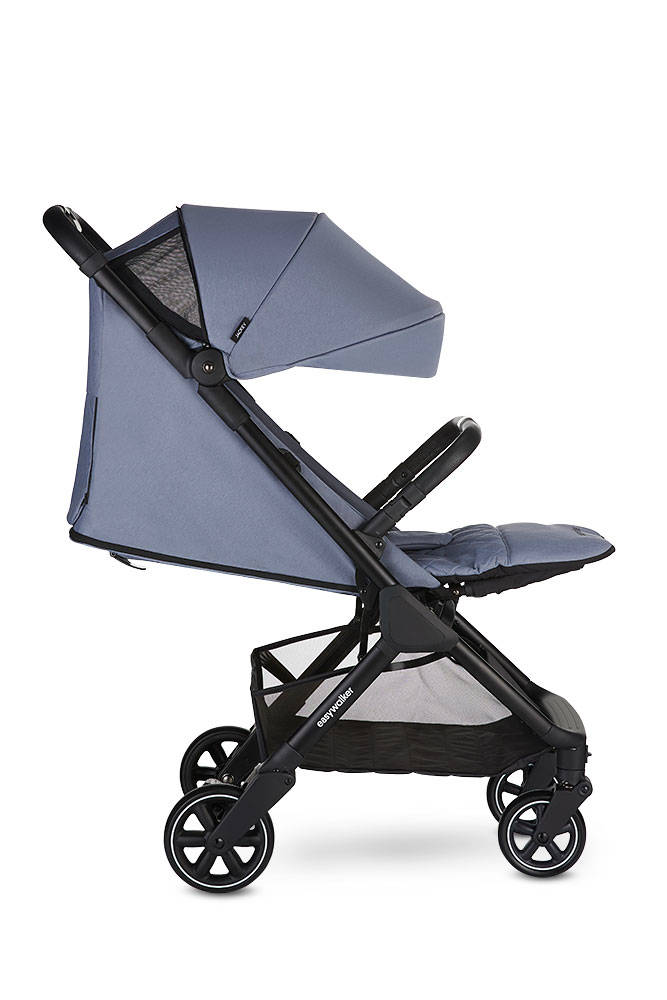 Easywalker, Jackey Kompaktowy, samoskładający się wózek spacerowy z torbą transportową Steel Grey Easywalker, Jackey Kompaktowy, samoskładający się wózek spacerowy z torbą transportową Steel Grey