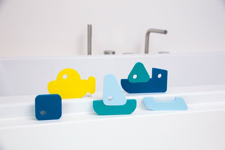 Quut, Zestaw puzzli piankowych Quutopia Łódki 10m+