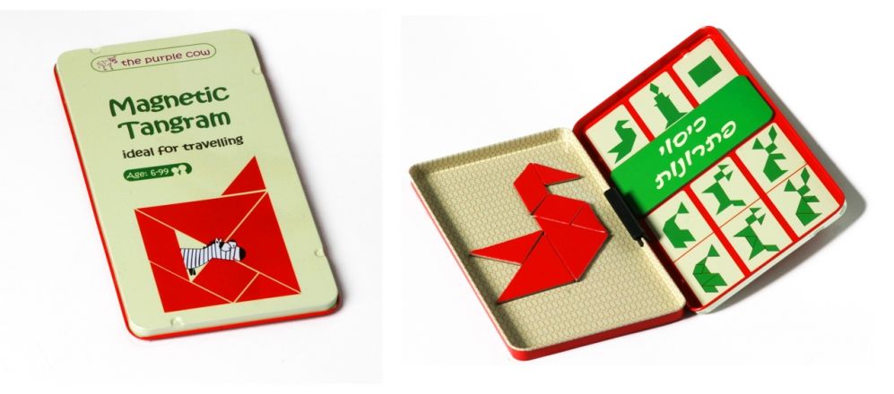 Gra magnetyczna Tangram - The Purple Cow
