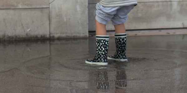 Deszczowe przedszkole - kalosze, płaszczyki, parasolki